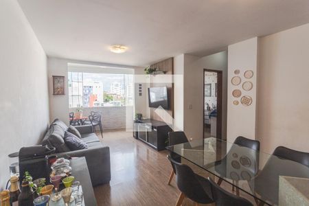 Sala de apartamento à venda com 3 quartos, 75m² em Sagrada Família, Belo Horizonte