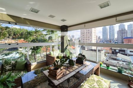 Varanda da Sala de apartamento à venda com 3 quartos, 150m² em Vila Margarida, São Bernardo do Campo