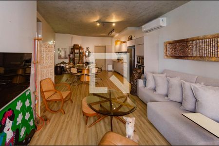 Sala/Cozinha de apartamento à venda com 2 quartos, 77m² em Barro Preto, Belo Horizonte