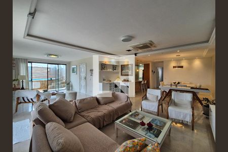 Sala de apartamento à venda com 4 quartos, 400m² em Recreio dos Bandeirantes, Rio de Janeiro