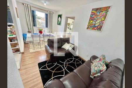 Sala de apartamento para alugar com 2 quartos, 52m² em Serrano, Belo Horizonte