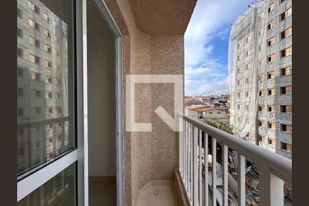 Varanda da Sala de apartamento para alugar com 2 quartos, 38m² em Vila Nina, São Paulo