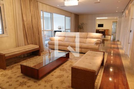 Sala de apartamento para alugar com 6 quartos, 326m² em Jardim Campo Grande, São Paulo