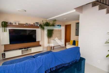 Sala de casa de condomínio à venda com 3 quartos, 130m² em Vargem Grande, Rio de Janeiro