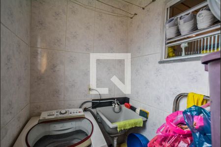 Cozinha e Área de Serviço de apartamento à venda com 2 quartos, 56m² em Parque Erasmo Assunção, Santo André
