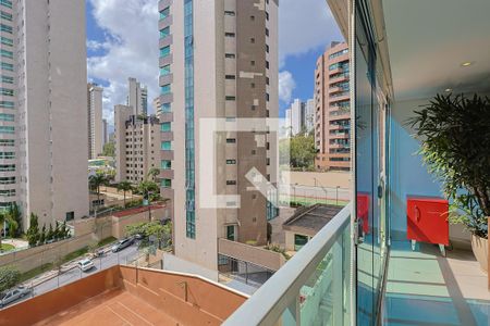 Sala de apartamento à venda com 3 quartos, 107m² em Belvedere, Belo Horizonte