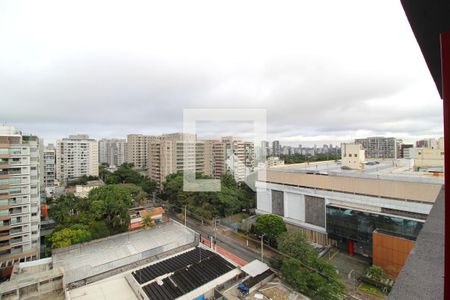 Vista da Varanda de apartamento para alugar com 1 quarto, 24m² em Indianópolis, São Paulo