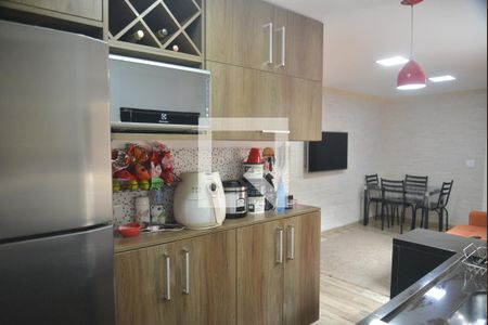 Cozinha de apartamento à venda com 2 quartos, 82m² em Campestre, Santo André