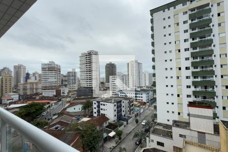 Vista da Sala de apartamento para alugar com 1 quarto, 54m² em Guilhermina, Praia Grande