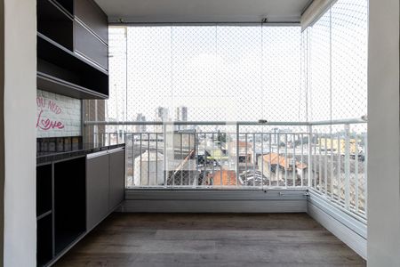 Varanda da Sala de apartamento à venda com 3 quartos, 85m² em Vila Gumercindo, São Paulo