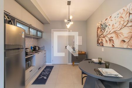 Cozinha de apartamento à venda com 1 quarto, 35m² em Teresópolis, Porto Alegre