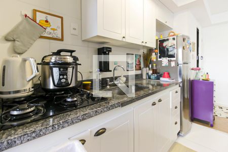 Cozinha de apartamento à venda com 2 quartos, 69m² em Santo Amaro, São Paulo