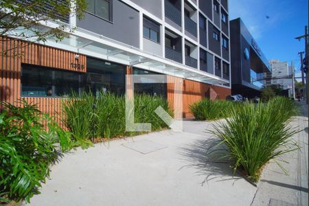 Fachada de kitnet/studio à venda com 1 quarto, 25m² em Boa Vista, Porto Alegre