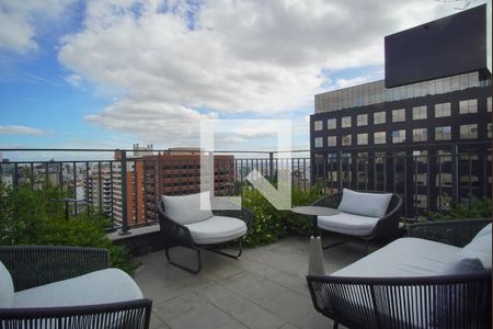 Área comum de kitnet/studio à venda com 1 quarto, 25m² em Boa Vista, Porto Alegre