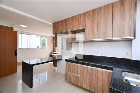 Cozinha de apartamento à venda com 3 quartos, 130m² em Santo Antônio, Belo Horizonte
