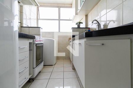 Cozinha e Área de Serviço de apartamento à venda com 3 quartos, 60m² em Guarani, Belo Horizonte