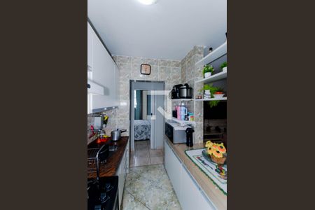 Cozinha de apartamento à venda com 2 quartos, 50m² em Jardim Tranquilidade, Guarulhos