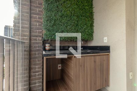 Varanda de kitnet/studio para alugar com 1 quarto, 52m² em Moema, São Paulo