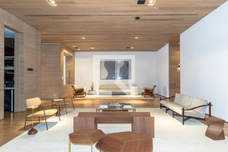 Área comum - Lounge de kitnet/studio para alugar com 1 quarto, 52m² em Moema, São Paulo
