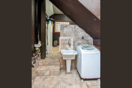 Área de Serviço de casa à venda com 6 quartos, 520m² em Santa Tereza, Belo Horizonte