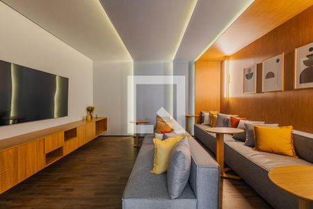Área comum de kitnet/studio à venda com 1 quarto, 24m² em Pinheiros, São Paulo