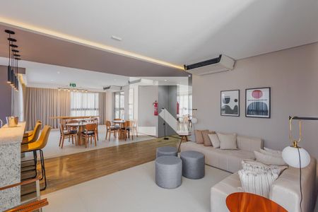 Área comum de kitnet/studio à venda com 1 quarto, 24m² em Pinheiros, São Paulo