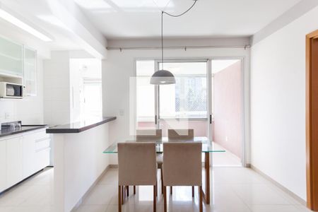 Sala de Jantar de apartamento para alugar com 2 quartos, 76m² em Vila da Serra, Nova Lima