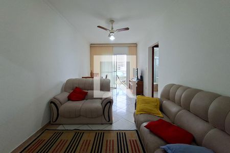 Sala de apartamento para alugar com 2 quartos, 70m² em Guilhermina, Praia Grande