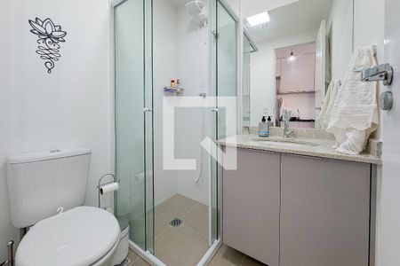 Banheiro de kitnet/studio à venda com 1 quarto, 23m² em Vila Mariana, São Paulo