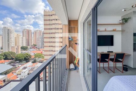 Varanda de kitnet/studio à venda com 1 quarto, 23m² em Vila Mariana, São Paulo