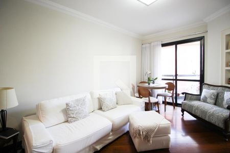 Sala de apartamento à venda com 1 quarto, 57m² em Indianópolis, São Paulo