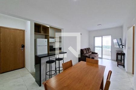 Sala de apartamento para alugar com 2 quartos, 79m² em Guilhermina, Praia Grande