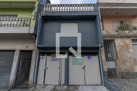 Fachada+Placa de casa à venda com 3 quartos, 148m² em Vila Nhocuné, São Paulo