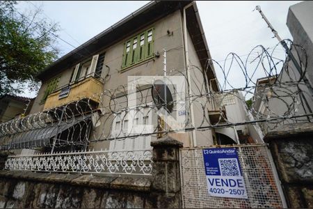 Fachada e Placa de apartamento à venda com 3 quartos, 120m² em Rio Comprido, Rio de Janeiro