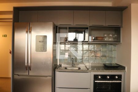 Sala e Cozinha Integrada de apartamento à venda com 1 quarto, 33m² em Perdizes, São Paulo