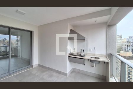 Varanda da Sala de apartamento à venda com 2 quartos, 70m² em Pompeia, São Paulo