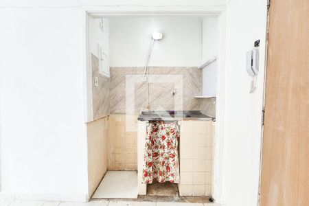 Cozinha de apartamento para alugar com 1 quarto, 35m² em Laranjeiras, Rio de Janeiro