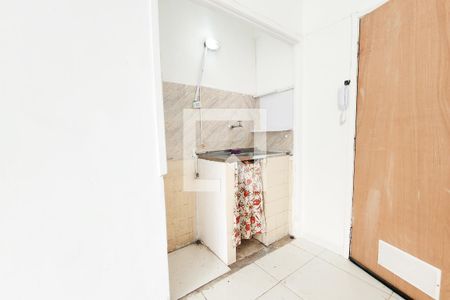 Cozinha de apartamento para alugar com 1 quarto, 35m² em Laranjeiras, Rio de Janeiro