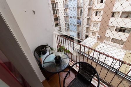 Varanda da Sala de apartamento à venda com 1 quarto, 58m² em Bosque, Campinas