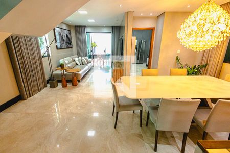 Sala de Jantar de casa à venda com 3 quartos, 214m² em Copacabana, Belo Horizonte