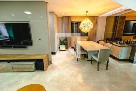 Sala de Jantar de casa à venda com 3 quartos, 214m² em Copacabana, Belo Horizonte