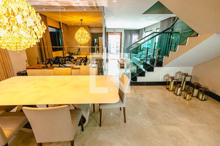 Sala de Jantar de casa à venda com 3 quartos, 214m² em Copacabana, Belo Horizonte