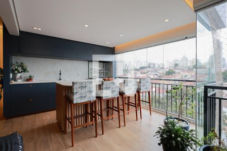 Varanda gourmet de apartamento à venda com 3 quartos, 133m² em Santana, São Paulo