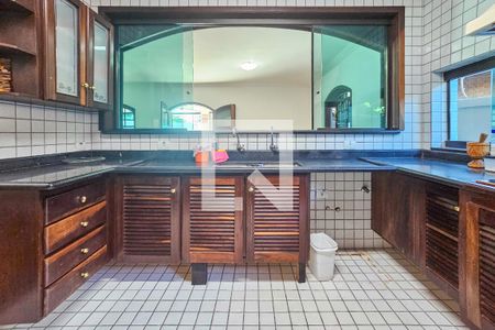 cozinha de casa para alugar com 3 quartos, 398m² em Balneario Cidade Atlantica, Guarujá