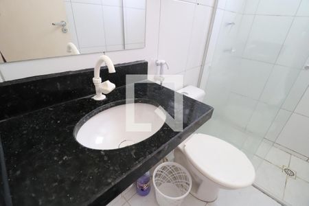 Banheiro Social de apartamento para alugar com 2 quartos, 45m² em Shopping Park, Uberlândia
