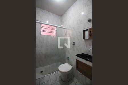 Banheiro Social de casa para alugar com 1 quarto, 35m² em Jardim Calux, São Bernardo do Campo
