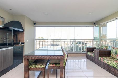 Varanda gourmet de apartamento à venda com 3 quartos, 96m² em Vila Leonor, São Paulo