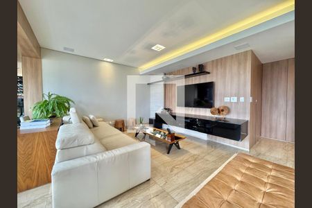 Sala  de apartamento à venda com 4 quartos, 230m² em Vila da Serra, Nova Lima