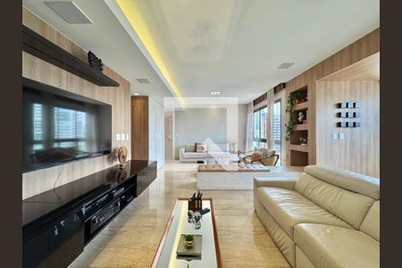 Sala  de apartamento à venda com 4 quartos, 230m² em Vila da Serra, Nova Lima