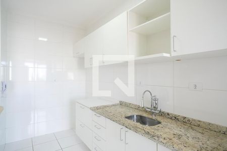 Cozinha de apartamento para alugar com 1 quarto, 50m² em Barcelona, São Caetano do Sul